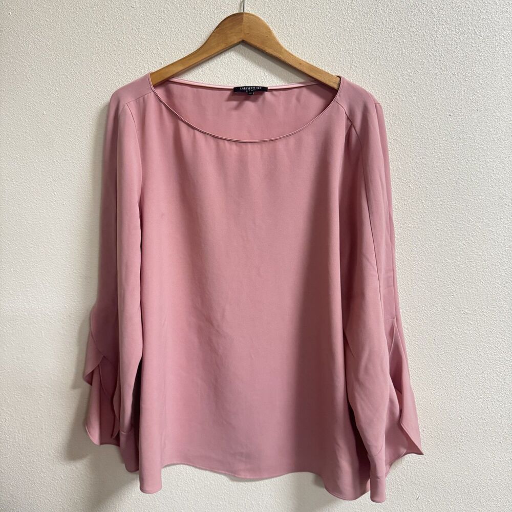Lafayette 148 New York blouse in women’s size XXL in soft dusty rose/mauve pink